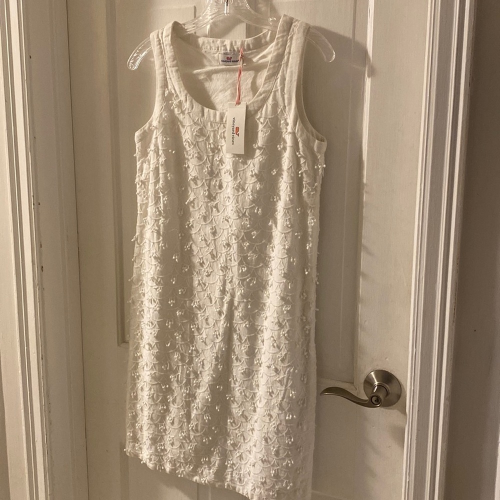 NWT white vineyard vines mini dress. Size 2.